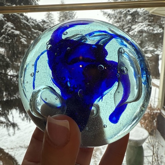 Skookum Art Glass 1979 Robert Held Paper Weight Large - Picture 15 of 16